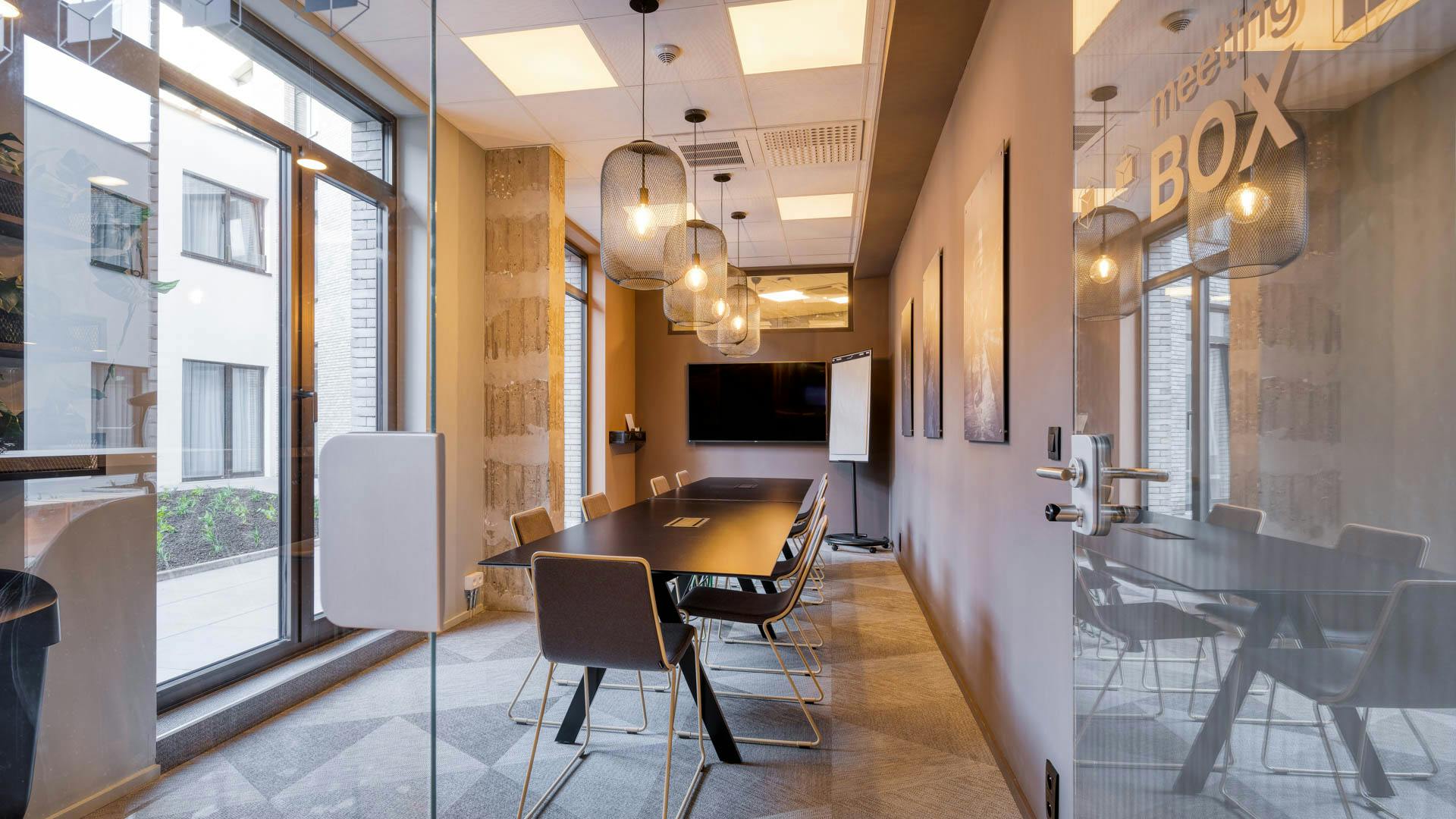 Meeting room in Citybox Antwerp