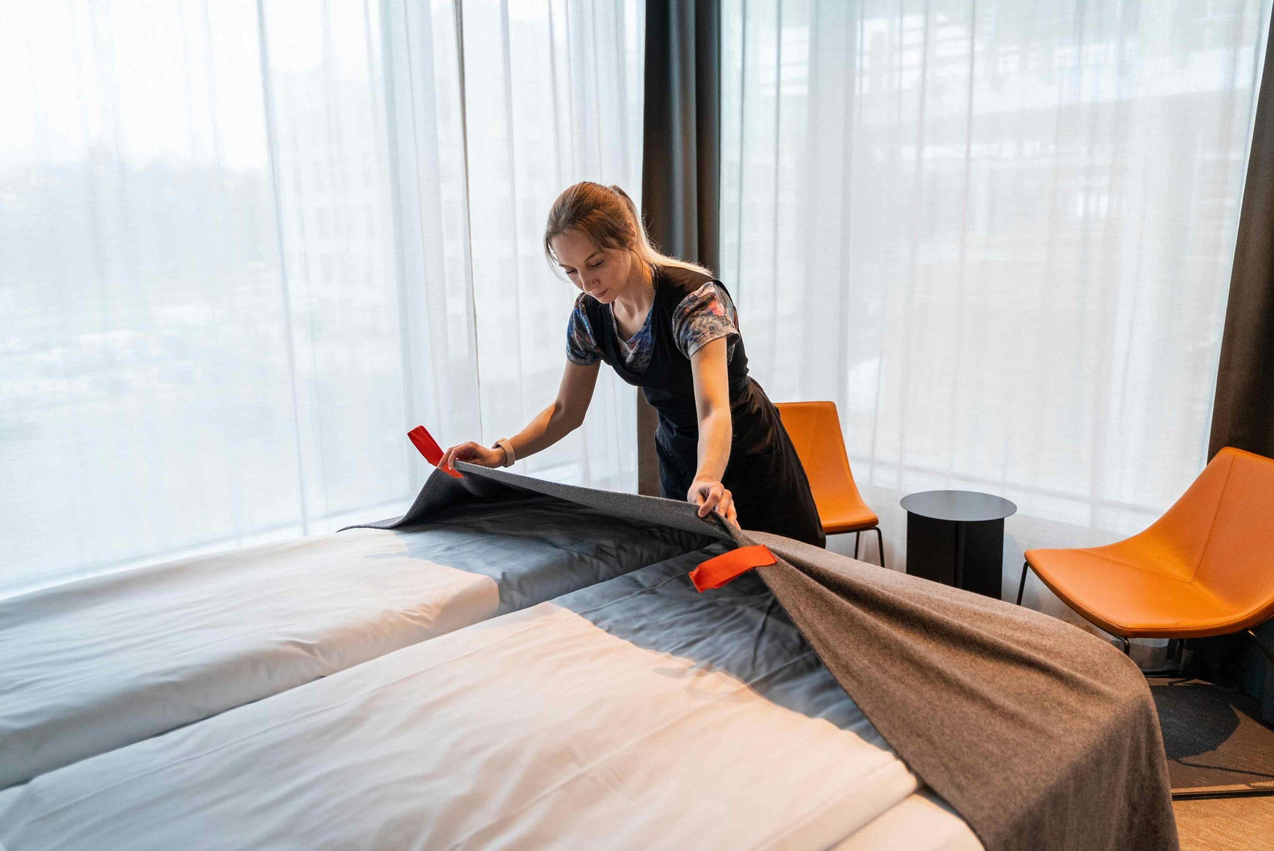 This picture shows housekeeping at Citybox