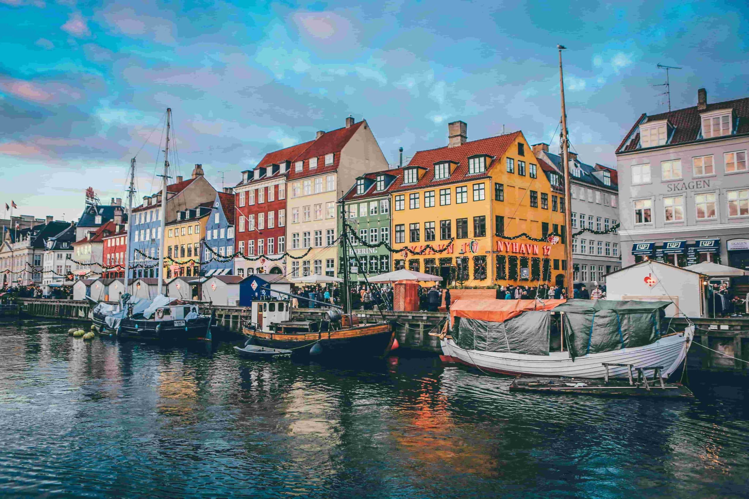 Picture of Nyhavn in Copenhagen, Denmark