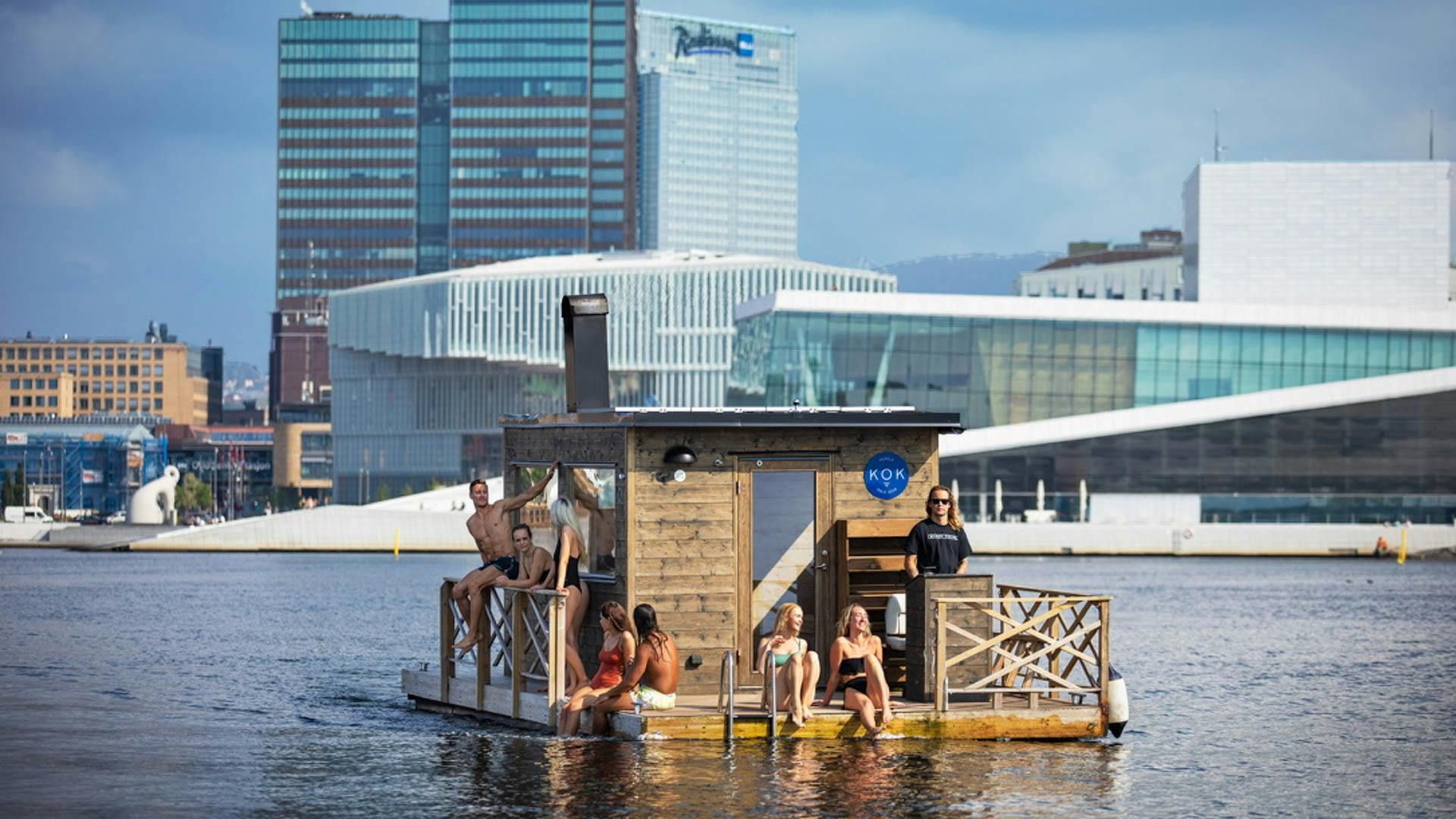 KOK Oslo – The floating sauna experience